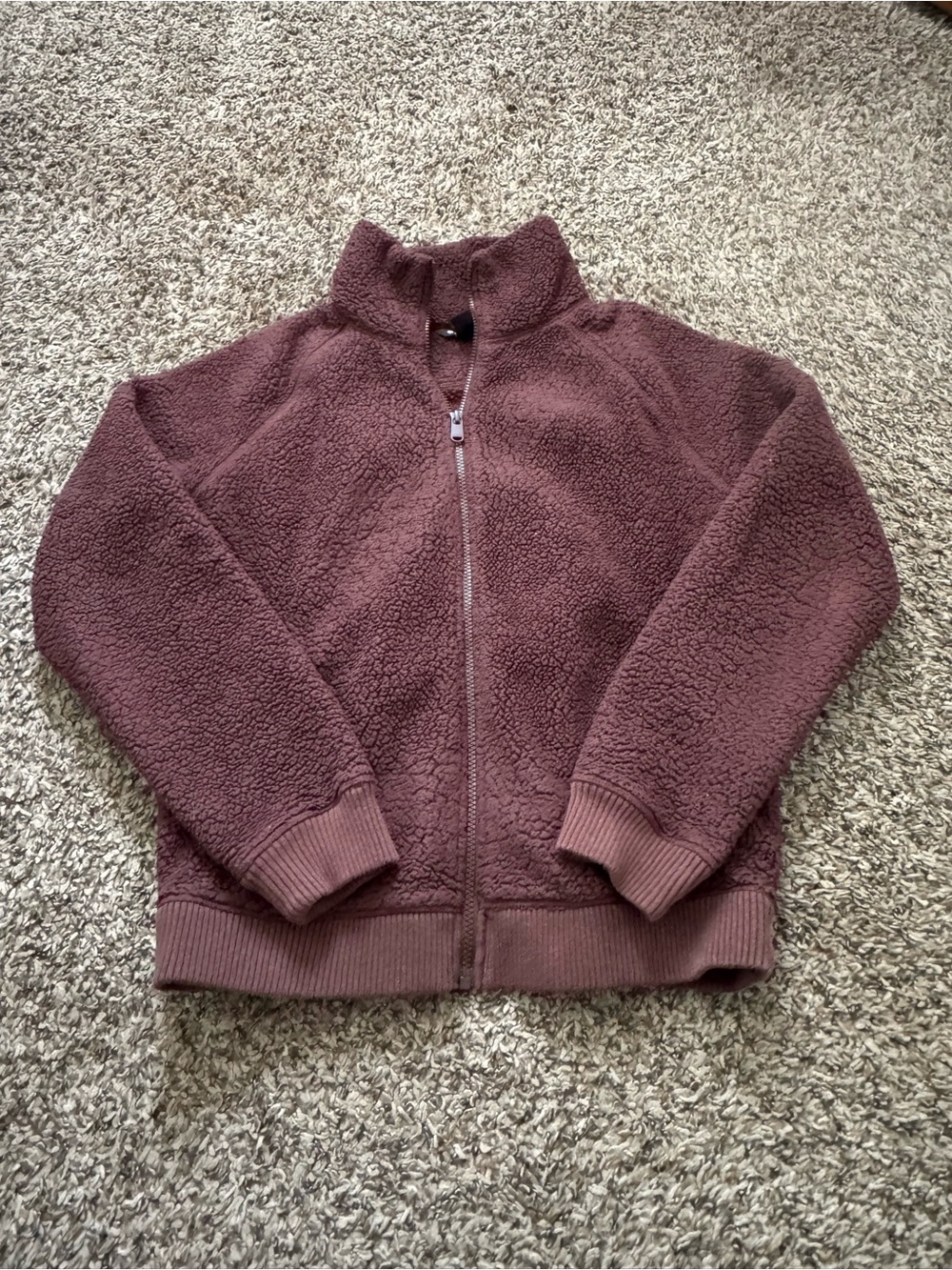 Athleta Women's Teddy Jacket in brown